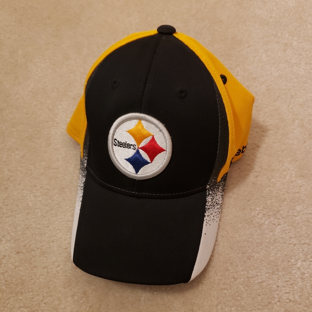 Pittsburgh Steelers Fitted Hat Reebok NFL Team Apparel Fitted Cap S…